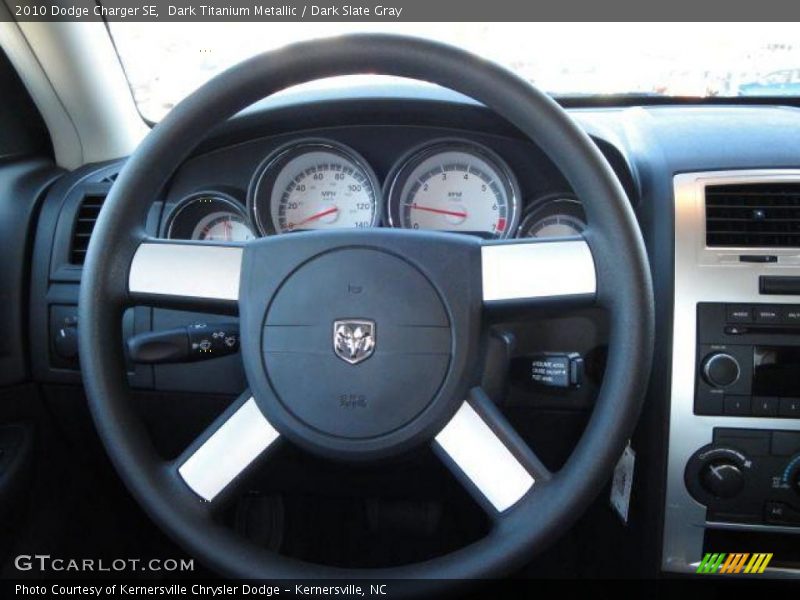 Dark Titanium Metallic / Dark Slate Gray 2010 Dodge Charger SE