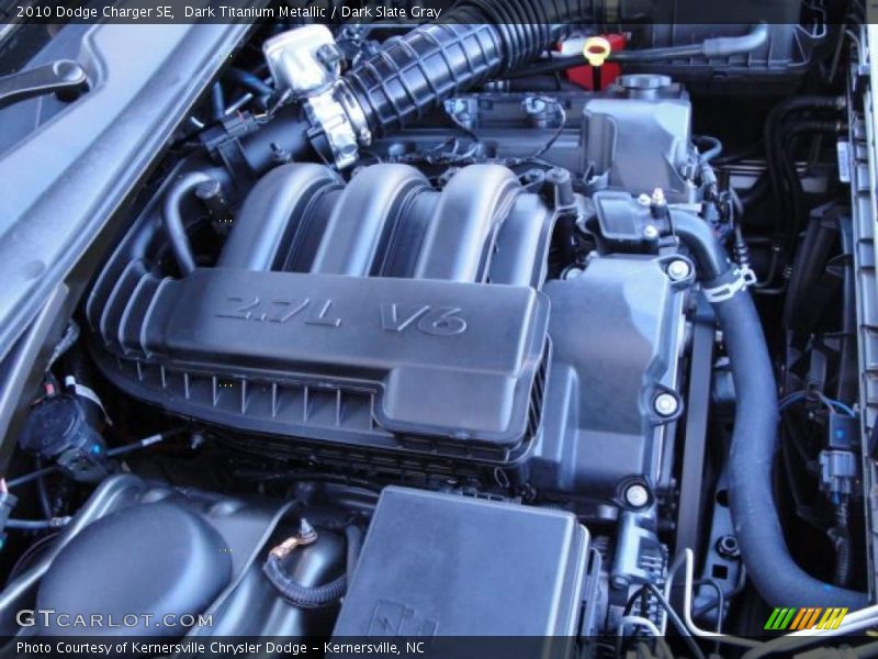 Dark Titanium Metallic / Dark Slate Gray 2010 Dodge Charger SE