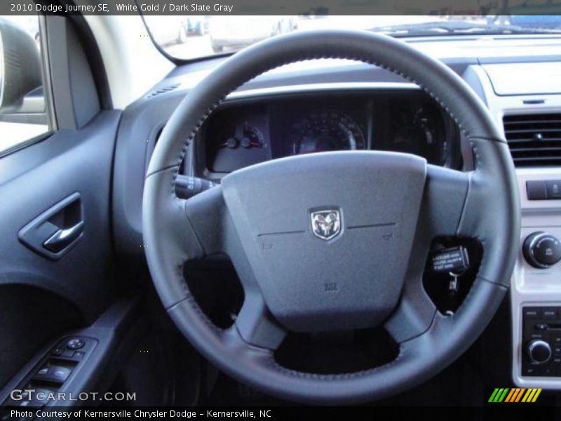 White Gold / Dark Slate Gray 2010 Dodge Journey SE