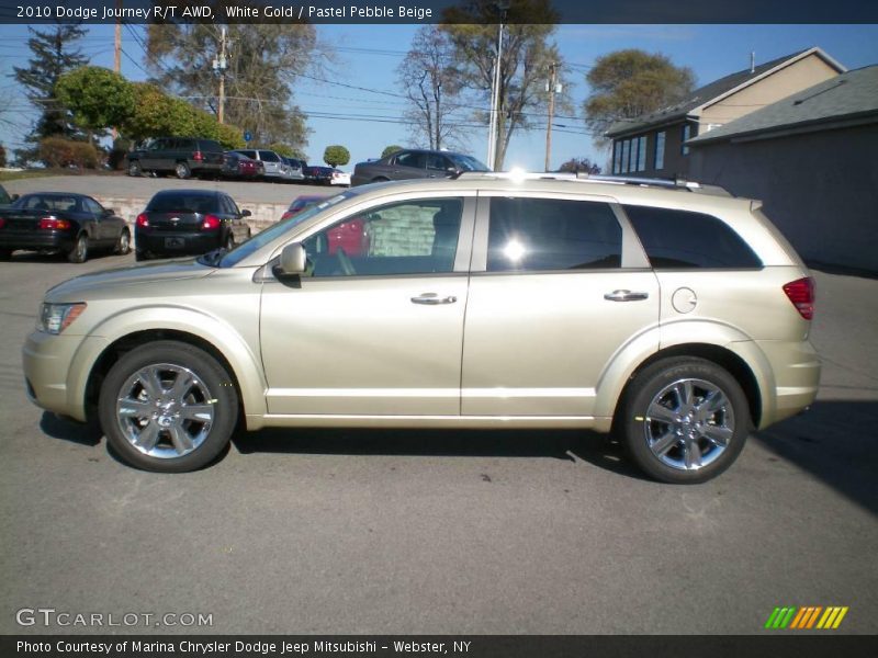 White Gold / Pastel Pebble Beige 2010 Dodge Journey R/T AWD
