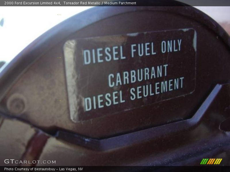 Toreador Red Metallic / Medium Parchment 2000 Ford Excursion Limited 4x4