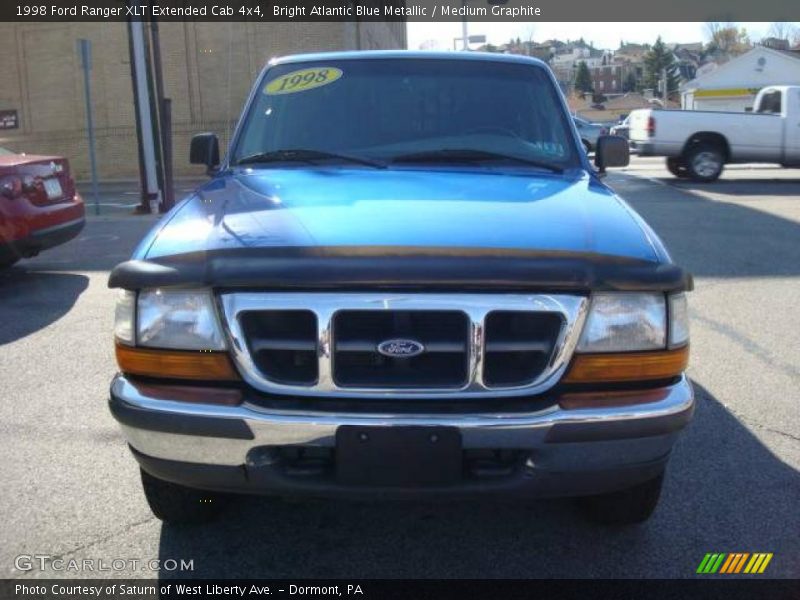 Bright Atlantic Blue Metallic / Medium Graphite 1998 Ford Ranger XLT Extended Cab 4x4