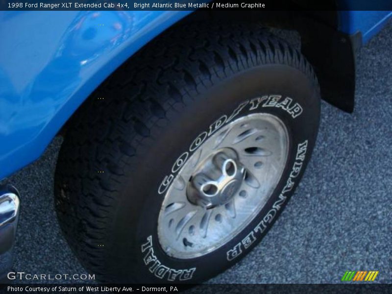 Bright Atlantic Blue Metallic / Medium Graphite 1998 Ford Ranger XLT Extended Cab 4x4