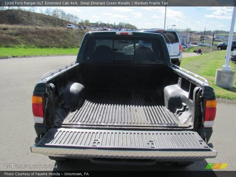 Deep Emerald Green Metallic / Medium Prairie Tan 1998 Ford Ranger XLT Extended Cab 4x4