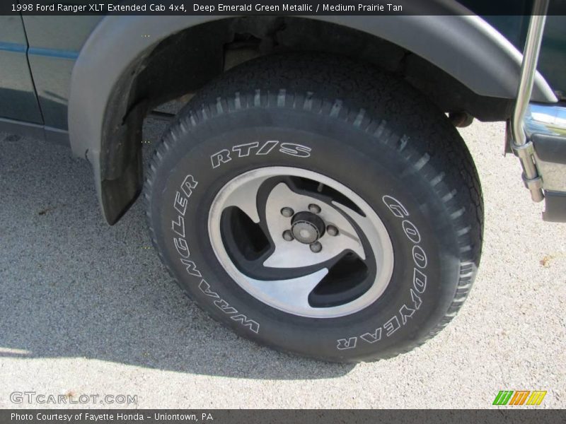 Deep Emerald Green Metallic / Medium Prairie Tan 1998 Ford Ranger XLT Extended Cab 4x4