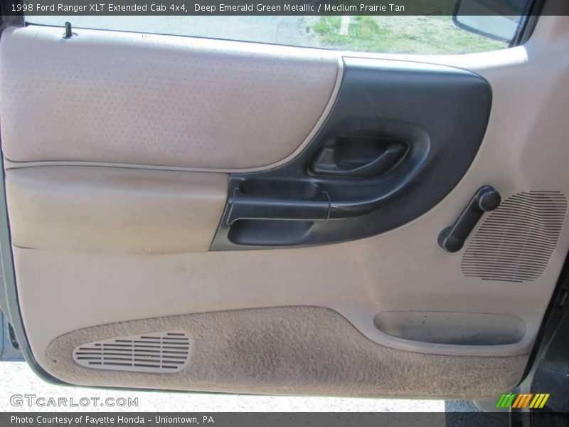 Deep Emerald Green Metallic / Medium Prairie Tan 1998 Ford Ranger XLT Extended Cab 4x4