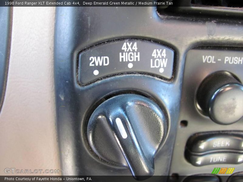 Deep Emerald Green Metallic / Medium Prairie Tan 1998 Ford Ranger XLT Extended Cab 4x4