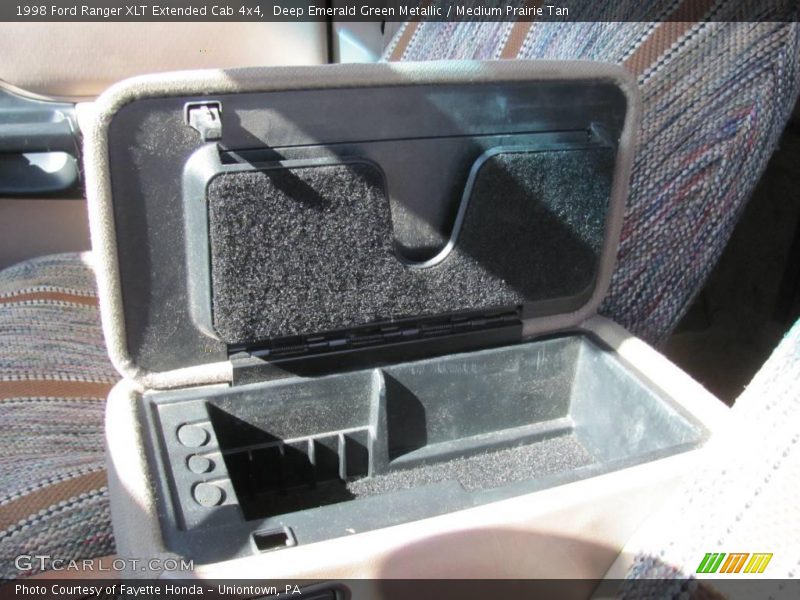 Deep Emerald Green Metallic / Medium Prairie Tan 1998 Ford Ranger XLT Extended Cab 4x4