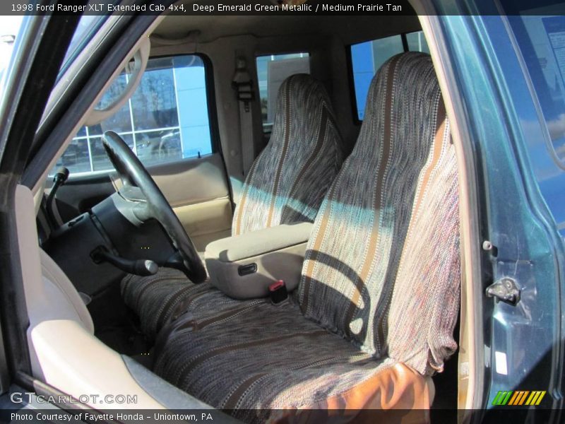 Deep Emerald Green Metallic / Medium Prairie Tan 1998 Ford Ranger XLT Extended Cab 4x4
