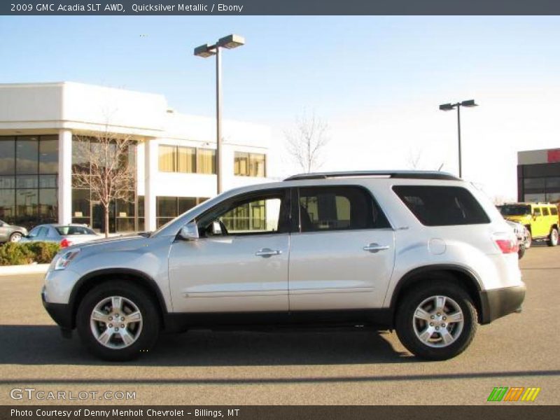 Quicksilver Metallic / Ebony 2009 GMC Acadia SLT AWD