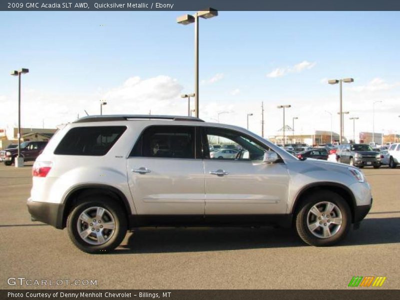 Quicksilver Metallic / Ebony 2009 GMC Acadia SLT AWD