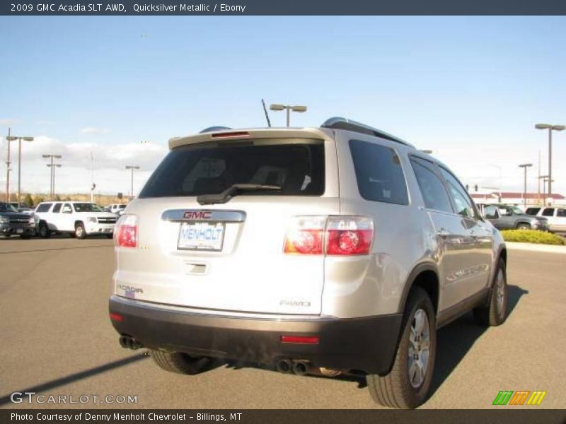 Quicksilver Metallic / Ebony 2009 GMC Acadia SLT AWD