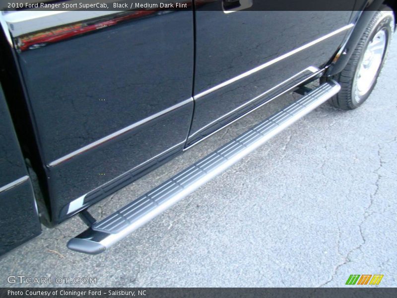 Black / Medium Dark Flint 2010 Ford Ranger Sport SuperCab