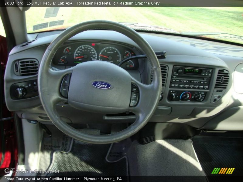 Toreador Red Metallic / Medium Graphite Grey 2003 Ford F150 XLT Regular Cab 4x4