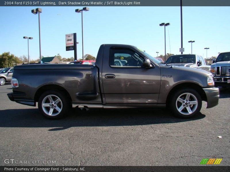 Dark Shadow Grey Metallic / SVT Black/Light Flint 2004 Ford F150 SVT Lightning