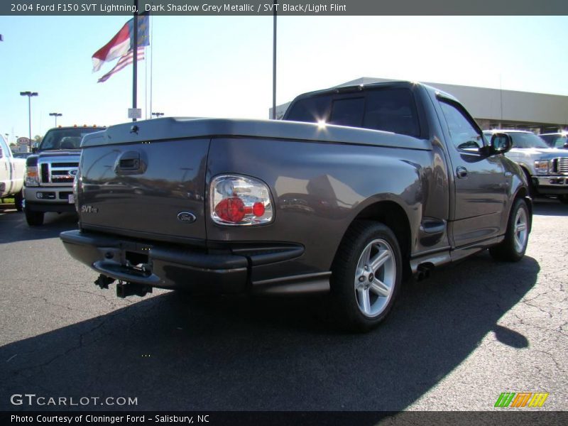 Dark Shadow Grey Metallic / SVT Black/Light Flint 2004 Ford F150 SVT Lightning