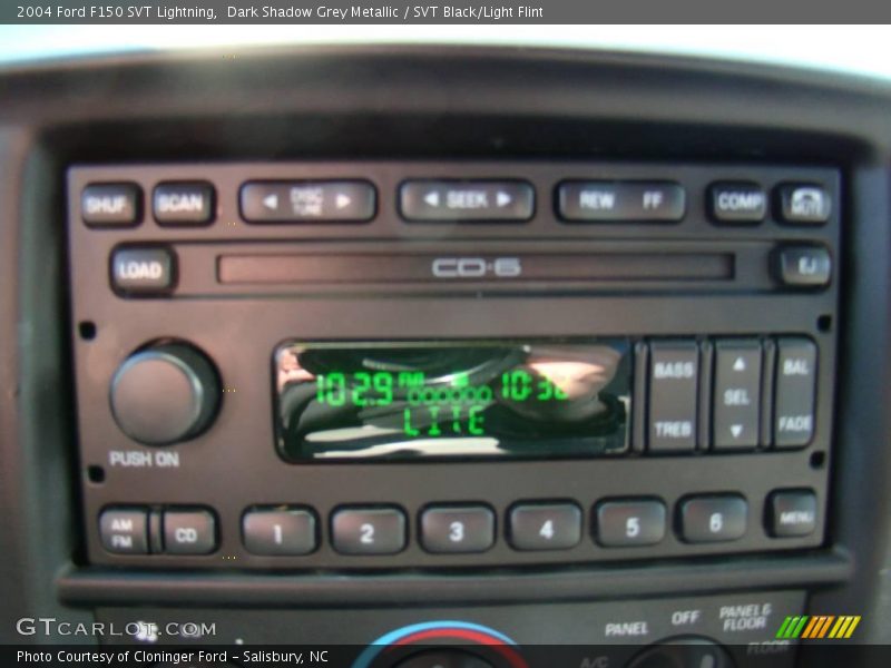 Dark Shadow Grey Metallic / SVT Black/Light Flint 2004 Ford F150 SVT Lightning