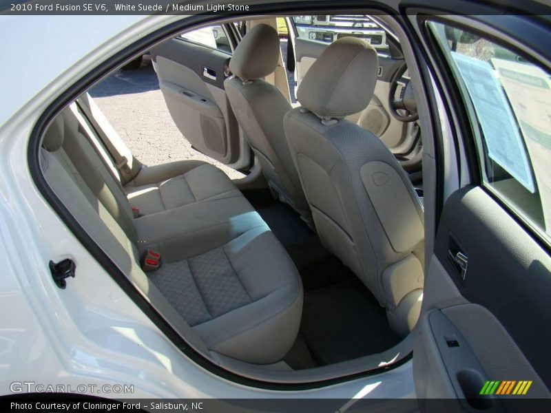 White Suede / Medium Light Stone 2010 Ford Fusion SE V6
