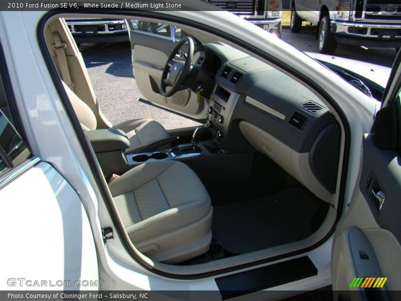White Suede / Medium Light Stone 2010 Ford Fusion SE V6