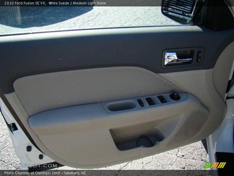 White Suede / Medium Light Stone 2010 Ford Fusion SE V6