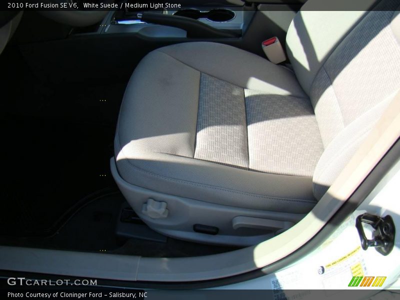 White Suede / Medium Light Stone 2010 Ford Fusion SE V6