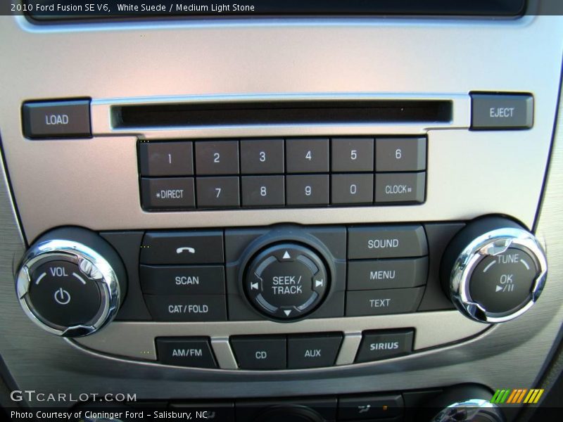 White Suede / Medium Light Stone 2010 Ford Fusion SE V6