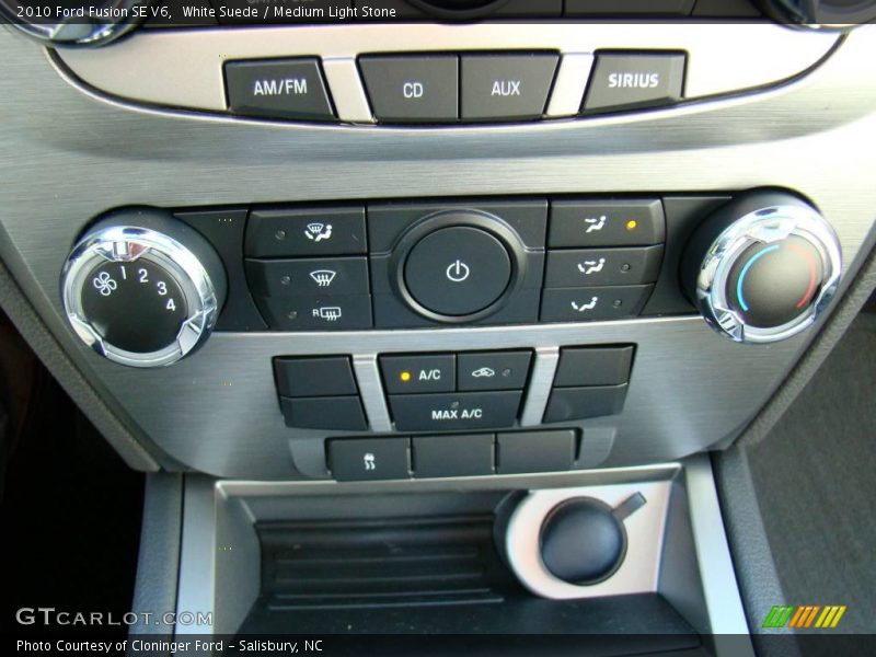 White Suede / Medium Light Stone 2010 Ford Fusion SE V6