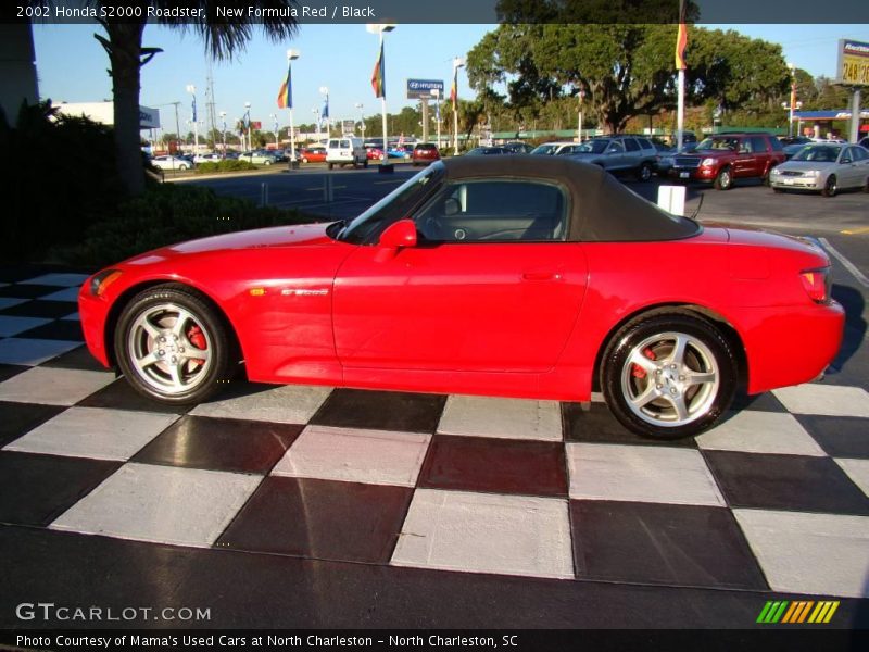 New Formula Red / Black 2002 Honda S2000 Roadster