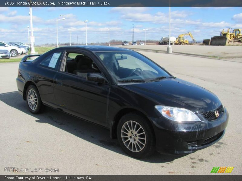 2005 Honda civic ex coupe black #4