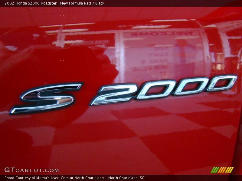 New Formula Red / Black 2002 Honda S2000 Roadster