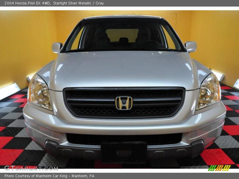 Starlight Silver Metallic / Gray 2004 Honda Pilot EX 4WD