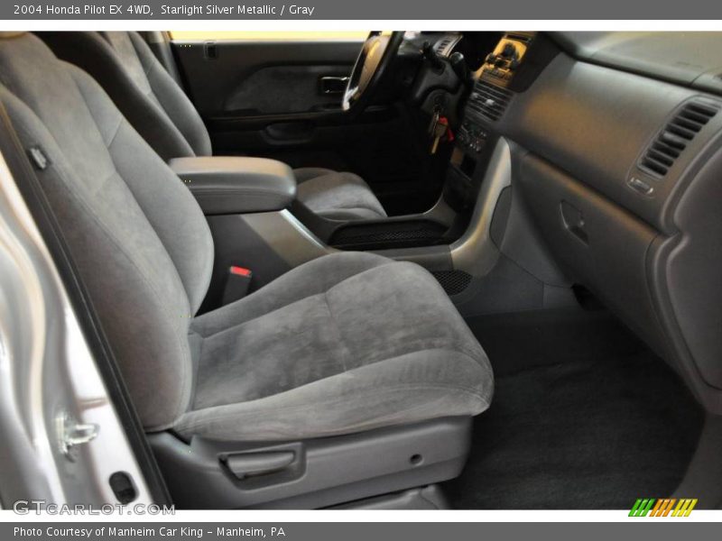 Starlight Silver Metallic / Gray 2004 Honda Pilot EX 4WD
