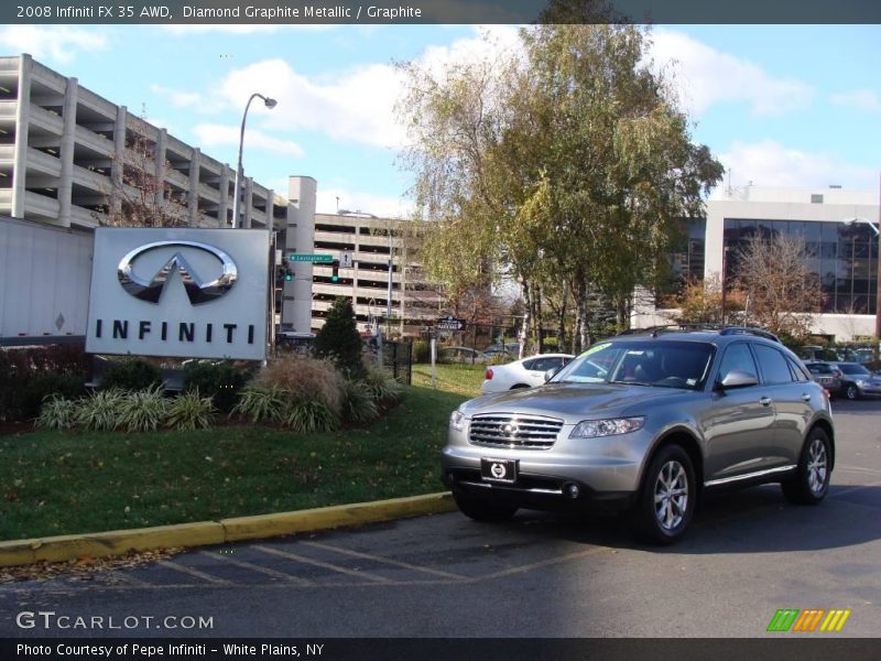 Diamond Graphite Metallic / Graphite 2008 Infiniti FX 35 AWD