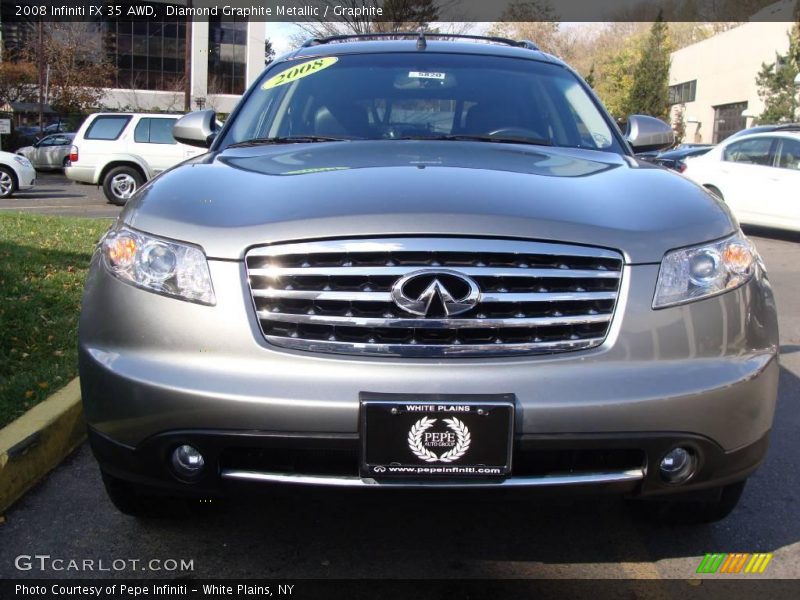 Diamond Graphite Metallic / Graphite 2008 Infiniti FX 35 AWD