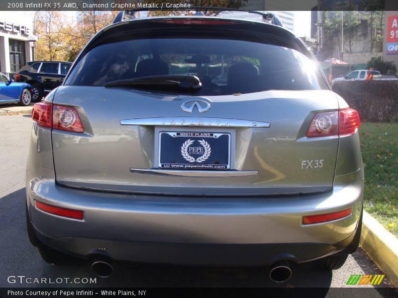 Diamond Graphite Metallic / Graphite 2008 Infiniti FX 35 AWD