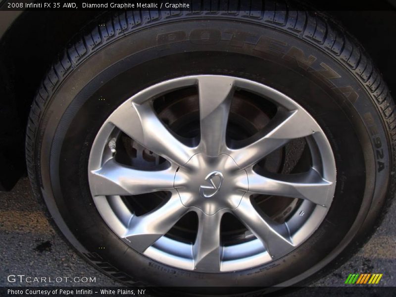 Diamond Graphite Metallic / Graphite 2008 Infiniti FX 35 AWD