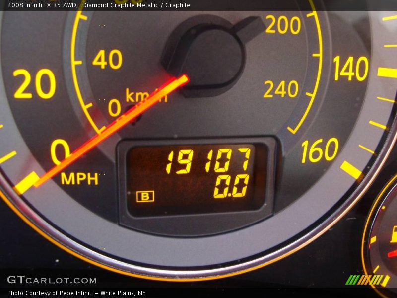 Diamond Graphite Metallic / Graphite 2008 Infiniti FX 35 AWD