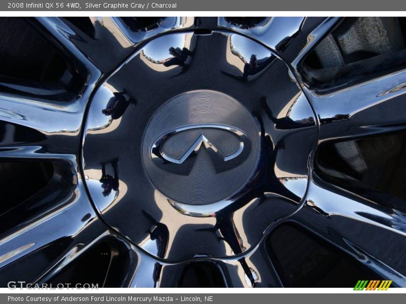 Silver Graphite Gray / Charcoal 2008 Infiniti QX 56 4WD