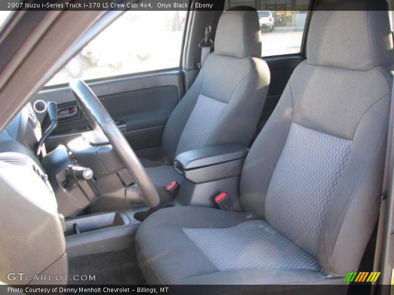 Onyx Black / Ebony 2007 Isuzu i-Series Truck i-370 LS Crew Cab 4x4