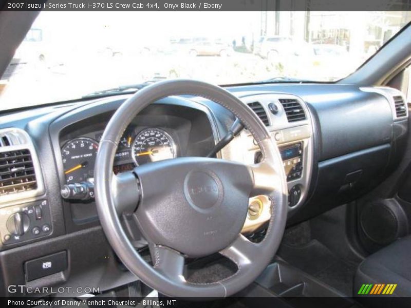 Onyx Black / Ebony 2007 Isuzu i-Series Truck i-370 LS Crew Cab 4x4