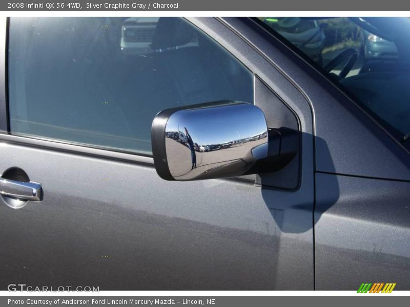 Silver Graphite Gray / Charcoal 2008 Infiniti QX 56 4WD