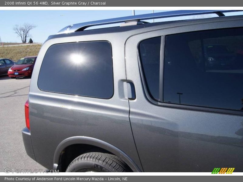 Silver Graphite Gray / Charcoal 2008 Infiniti QX 56 4WD
