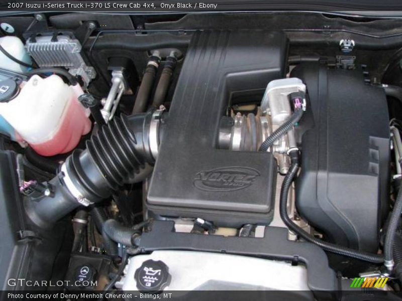 Onyx Black / Ebony 2007 Isuzu i-Series Truck i-370 LS Crew Cab 4x4