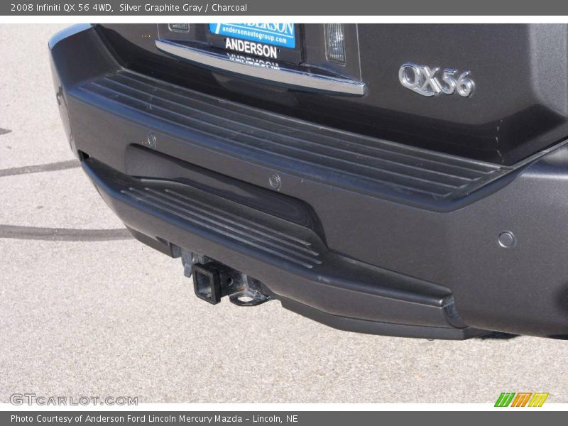 Silver Graphite Gray / Charcoal 2008 Infiniti QX 56 4WD