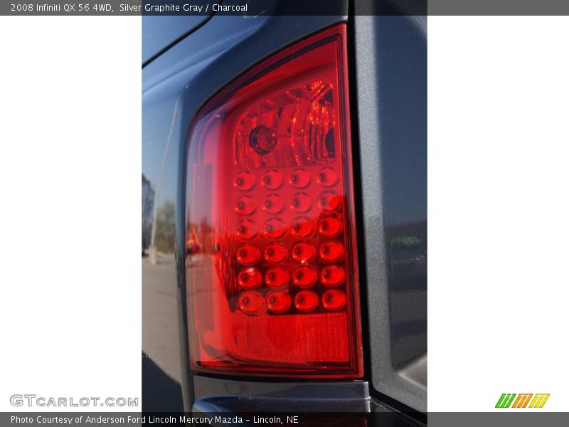 Silver Graphite Gray / Charcoal 2008 Infiniti QX 56 4WD