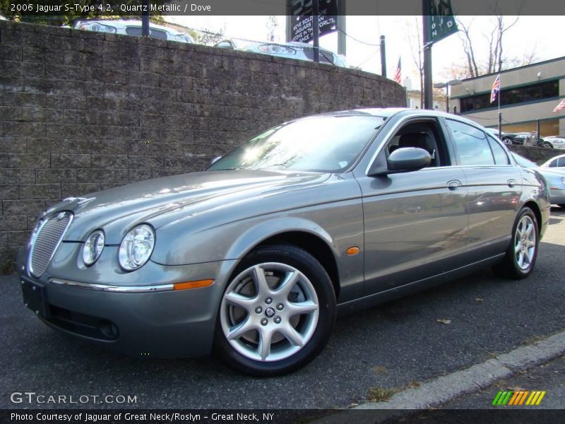 Quartz Metallic / Dove 2006 Jaguar S-Type 4.2