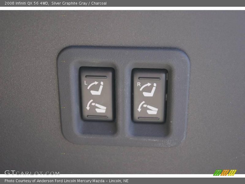 Silver Graphite Gray / Charcoal 2008 Infiniti QX 56 4WD