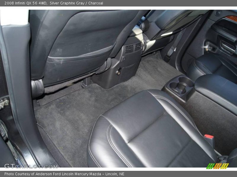 Silver Graphite Gray / Charcoal 2008 Infiniti QX 56 4WD