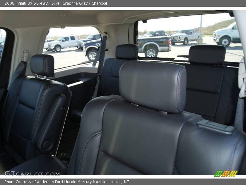 Silver Graphite Gray / Charcoal 2008 Infiniti QX 56 4WD
