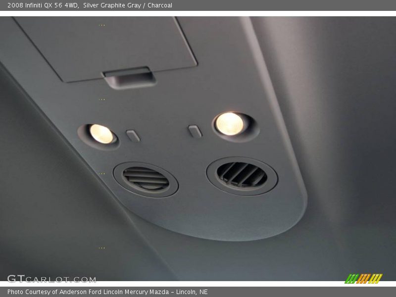 Silver Graphite Gray / Charcoal 2008 Infiniti QX 56 4WD